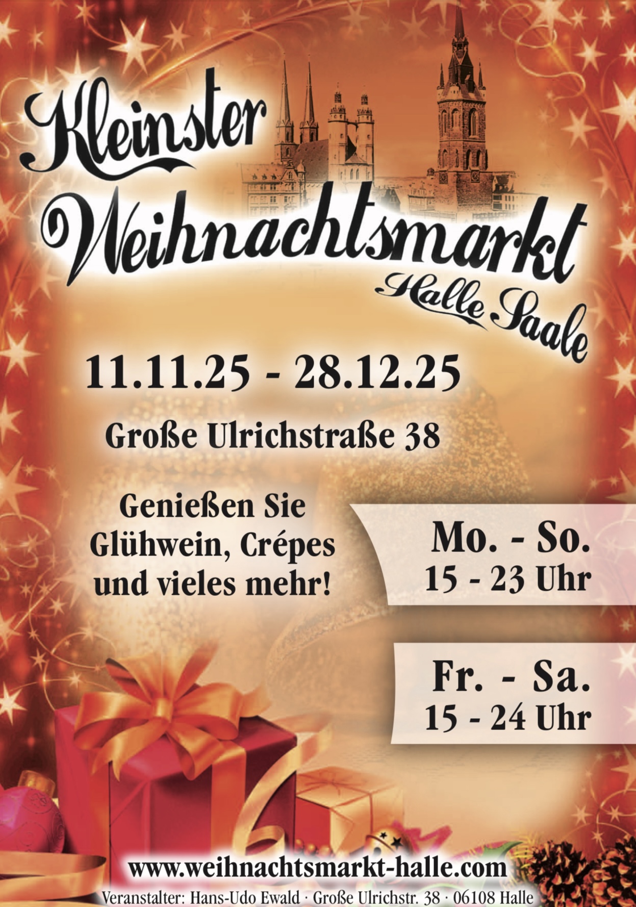 Halles kleinster Weihnachtsmarkt